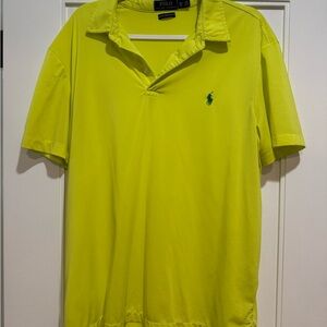 Polo by Ralph Lauren Men's Yellow Polo Shirt